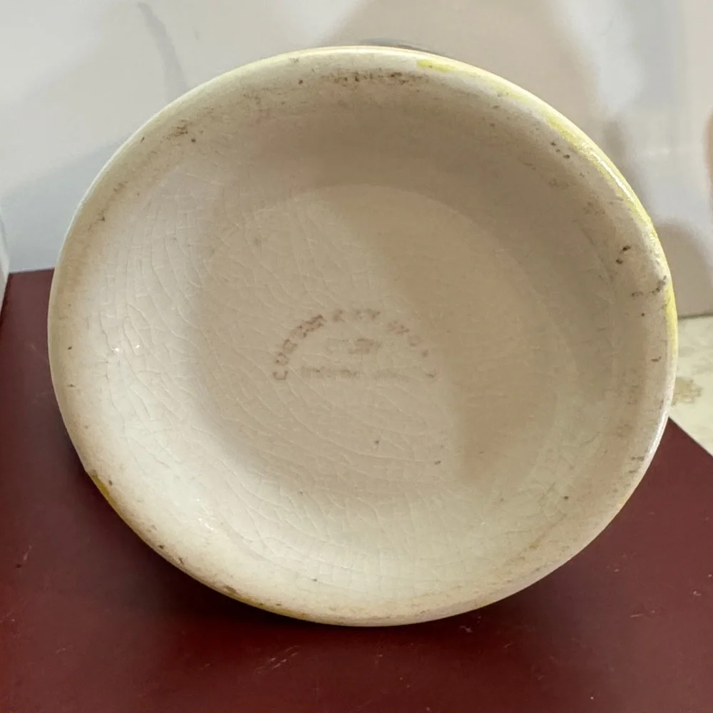 Vintage hand-painted porcelain mug - Picture 5 of 7